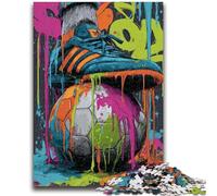 Puzzle per adulti e ragazzi 1000 pezzi Calcio Dipinto a olio per età 14 anni e oltre Bellissimo gioco di design Bellissimo gioco di design Ottimo regalo 26x38cm