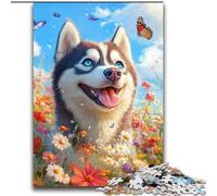 Puzzle per adulti e ragazzi, 1000 pezzi, cane felice, giocattoli, giochi educativi, antistress, regali unici per compleanni e compleanni, 38x52cm