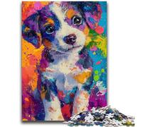 Puzzle per adulti e ragazzi 1000 pezzi Cucciolo dipinto a olio per età 14 anni e oltre Bellissimo gioco di design Bellissimo gioco di design Ottimo regalo 50x75cm