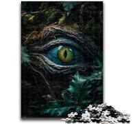 Puzzle per adulti e ragazzi 1000 pezzi Draghi della foresta Occhio di smeraldo Divertimento per la famiglia Ideale come regalo per tutta la famiglia dai 14 anni in su 50x75cm