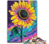Puzzle per adulti e ragazzi 1000 pezzi Fantasy Girasole Antistress Sfida difficile Offerta come regalo per tutta la famiglia 50x75cm