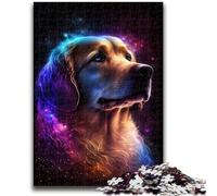 Puzzle per adulti e ragazzi 1000 pezzi Golden Retriever per età 14 anni e oltre Bellissimo gioco di design Bellissimo gioco di design Ottimo regalo 50x75cm