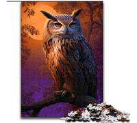 Puzzle per adulti e ragazzi, 1000 pezzi, gufo sull'albero, elefante giocattolo, gioco intellettuale, regalo di compleanno, regali, arte murale per bambini dai 14 anni in su (dimensioni 50x75cm)