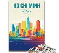 Puzzle per adulti e ragazzi, 1000 pezzi, Ho Chi Minh, Vietnam, per 14+ anni, difficili da completare ma divertenti e umoristici, regalo di compleanno (dimensioni 38x26cm)