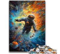 Puzzle per adulti e ragazzi 1000 pezzi "Inghiottito dall'universo", antistress, sfida difficile, ideale come regalo per tutta la famiglia, 50x75cm
