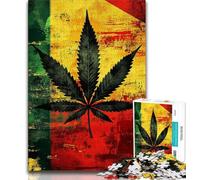 Puzzle per adulti e ragazzi 1000 pezzi motivo: foglia d'acero sognante puzzle da 1000 pezzi gioco stimolante ideale come regalo per tutta la famiglia 75x50cm