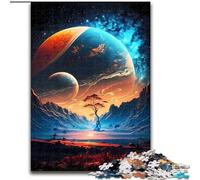 Puzzle per adulti e ragazzi, 1000 pezzi, New Earth Universe Cosmos, adatti a persone dai 14 anni in su, giochi educativi, regali di Babbo Natale segreto (dimensioni 50x75cm)