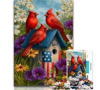 Puzzle per adulti e ragazzi, 1000 pezzi, pappagalli e fanelli, giocattoli, giochi educativi, antistress, regali unici per compleanni e compleanni, 75x50cm