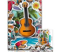 Puzzle per adulti e ragazzi, 1000 pezzi, poster di viaggi nel mondo, ideale come regalo per tutta la famiglia, adatto per bambini dai 14 anni in su (dimensioni 75x50cm)