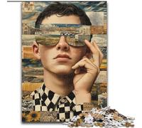 Puzzle per adulti e ragazzi, 1000 pezzi, puzzle artistico umano, aiuta il cervello a esercitare i giocattoli avvincenti per coltivare la pazienza e migliorare la memoria (dimensioni 26x38cm)