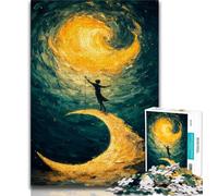 Puzzle per adulti e ragazzi, 1000 pezzi, puzzle per bambini sotto le stelle, difficile da completare ma divertente e umoristico, regalo di compleanno, regali, arte murale 38x26cm