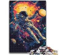 Puzzle per adulti e ragazzi, 1000 pezzi, puzzle spaziale astronauta, aiuta il cervello a esercitare i giocattoli avvincenti per coltivare la pazienza, adatti alle coppie, 26x38cm