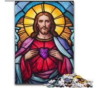 Puzzle per adulti e ragazzi, 1000 pezzi, raffiguranti Gesù, adatti a persone dai 14 anni in su, giochi educativi, regali di Babbo Natale segreto (dimensioni 26x38cm)