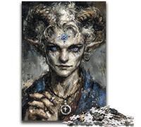 Puzzle per adulti e ragazzi 1000 pezzi Ragazza elfo misteriosa Divertimento per la famiglia Ideale come regalo per tutta la famiglia dai 14 anni in su 50x75cm