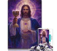 Puzzle per adulti e ragazzi, 1000 pezzi, ritratto di Maria la madre, gioco stimolante, giocattoli, ideale come regalo per tutta la famiglia, 50x75cm