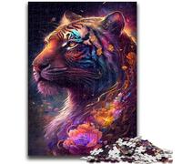 Puzzle per adulti e ragazzi 1000 pezzi Spirit Tiger per età 14 anni e oltre Giocattolo educativo intellettuale decomprimente Ottimo regalo 38x26cm