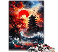Puzzle per adulti e ragazzi 1000 pezzi Templi giapponesi Divertimento per famiglie Ideale come regalo per tutta la famiglia dai 14 anni in su 50x75cm
