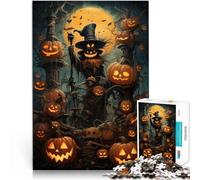 Puzzle per adulti e ragazzi 2000 pezzi Opera d'arte di Halloween Fatto di carta，per età 14+ Decorazione della casa È ideale come regalo per tutta la famiglia。misurare：70x100cm/27.5x39.3pollice