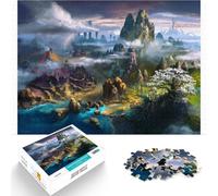 Puzzle per adulti e ragazzi 2000 pezzi Terra degli Dei Fatto di cartone Adatto a persone dai 14 anni in su Gioco di famiglia per e Un'opera d'arte misurare:70x100cm
