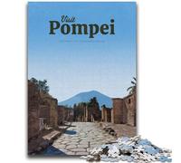 Puzzle per adulti e ragazzi, puzzle da 1000 pezzi, visita Pompei, gioco stimolante e gioco educativo per famiglie, per compleanni e Natale (dimensioni 50x75cm)