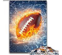 Puzzle per adulti e ragazzi Puzzle Ghiaccio e fuoco Calcio per bambini dai 14 anni in su Gioca con i giocattoli perché è l'ideale come regalo per tutta la famiglia 70x100cm
