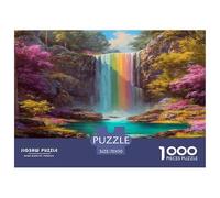 Puzzle Per Adulti E Tutta La Famiglie, Rainbow Waterfall, Per Amore E Amico, Artistic Landscape, Divertimento Gioco, Regalo Uomo E Donna 70x50cm/1000pcs