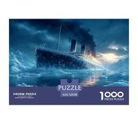 Puzzle Per Adulti E Tutta La Famiglie, Titanic, Regalo Uomo E Donna, Art Retro Ship, Per Amore E Amico, Decorazione Della Famiglia 52x38cm/1000pcs