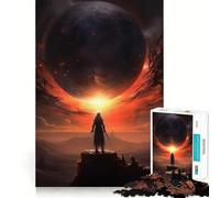 Puzzle per adulti Eclissi del Negromante da 1000 pezzi, gioco per l'esercizio mentale, rilassante, da assemblare, (38x26cm)