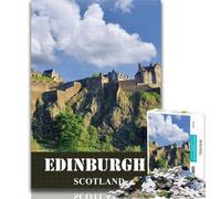 Puzzle per adulti Edimburgo Scozia Viaggio Puzzle da 1000 pezzi per adulti e adolescenti, regalo di compleanno, regali, arte murale per bambini dai 14 anni in su 75x50cm