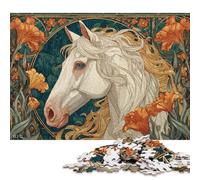 Puzzle per adulti "Elegance Amidst Blooms" da 300 pezzi, gioco educativo per adolescenti, regalo di Natale, 300 pezzi (40x28 cm)