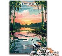 Puzzle per adulti Everglades National Park 1000 pezzi, arte interessante, riduzione dello stress, lista dei desideri con Babbo Natale per età 14 anni 1000 pezzi (50x75cm)