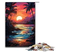 Puzzle per adulti Fantasy Beach at Sunset 1000 pezzi Puzzle Ottimo regalo Adatto per adolescenti dai 14 anni in su 1000 pezzi (75x50 cm)