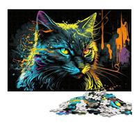 Puzzle per adulti Fantasy Cat 1000 pezzi in cartone, gioco rompicapo per adolescenti, regalo perfetto per le vacanze 26X38CM/10,23x14,96 pollici