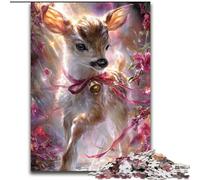 Puzzle per adulti Fantasy Deer da 1000 pezzi, difficile da completare ma divertente e umoristico, regalo di compleanno, regalo, decorazione da parete (26x38cm)