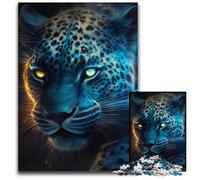 Puzzle per adulti "Fantasy Leopard" da 1000 pezzi, ideale per decorare la casa o l'ufficio, regalo di Natale ideale, 50x75CM/19,68x29,52 pollici.