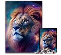 Puzzle per adulti Fantasy Lion 1000 pezzi Puzzle in cartone per adulti Perfetto come decorazione artistica fai da te o regalo di compleanno 26X38CM/10,23x14,96 pollici