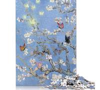 Puzzle per adulti "Farfalla in fiore di mandorlo" Premium, 100% riciclato, puzzle difficili per bambini dai 12 anni in su, 1500 pezzi (85x57 cm)