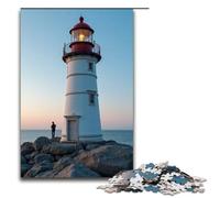 Puzzle per adulti Faro 1000 pezzi Puzzle in legno per adulti e bambini dai 12 anni in su 1000 pezzi (75x50 cm)