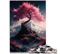 puzzle per adulti fiori di ciliegio giapponesi 1000 pezzi puzzle puzzle in legno per adulti bambini 12+ decorazioni per la casa dimensioni: 50x75 cm