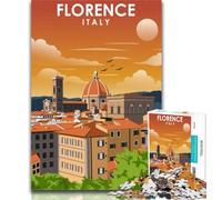 Puzzle per adulti Firenze Italia Viaggio Arte Puzzle da 1000 pezzi per adolescenti, allena il tuo cervello e le tue mani Regalo di compleanno, regali 26x38cm