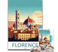Puzzle per adulti Firenze Puzzle 1000 pezzi per adolescenti Regali, idea regalo di compleanno per adulti, gioco per famiglie e hobby 75x50cm