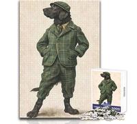 Puzzle per adulti Flattie English Clothes, 1000 pezzi, divertente gioco di apprendimento e allenamento del cervello, fantastico regalo a sorpresa unico, dimensioni 50x75cm