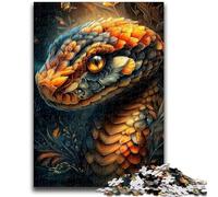 Puzzle per adulti Flower Snake da 1000 pezzi, per età 14+ Gioco Decorazione da parete Regali unici per compleanno e Natale 50x75cm