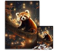 Puzzle per adulti Galaxy Red Panda 1000 pezzi, puzzle impegnativi, gioco creativo per famiglie e decorazioni per la casa, regalo di Natale perfetto per adolescenti, 50x75CM/19,68x29,52 pollici