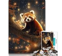 Puzzle per adulti Galaxy Red Panda Jigsaw 1000 pezzi per adolescenti, antistress, sfida difficile, migliora l'amore tra coppie, 26x38cm