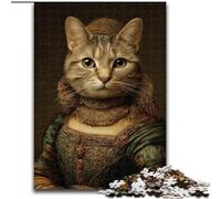 Puzzle per adulti "Gatto di una famiglia aristocratica" 1000 pezzi Difficile, aiuta il cervello a esercitare Giocattoli avvincenti per coltivare la pazienza Decorazione perfetta (26x38cm)