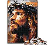 Puzzle per adulti Gesù aiuta il cervello a esercitare giocattoli avvincenti per coltivare la pazienza adatti alle coppie 50x75cm