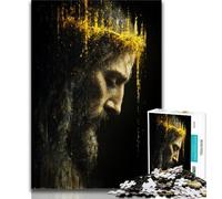 Puzzle per adulti Gesù per adolescenti, antistress, per trascorrere il tempo libero, interazione genitore-figlio (dimensioni 38x26cm)