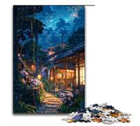 Puzzle per adulti Giappone rurale 1000 pezzi puzzle in legno per adulti e bambini dai 12 anni in su giocattolo educativo 1000 pezzi (75x50 cm)
