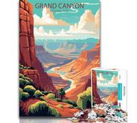 Puzzle per adulti Grand Canyon Puzzle per adulti 1000 pezzi, giocattolo educativo intellettuale decomprimente Regali di Babbo Natale segreto 75x50cm